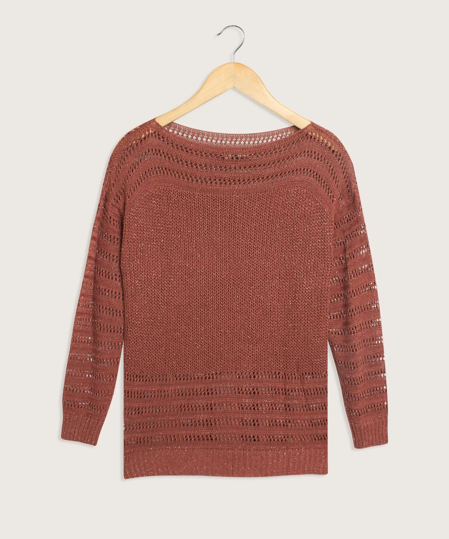 Saco Cuello Redondo Manga Larga