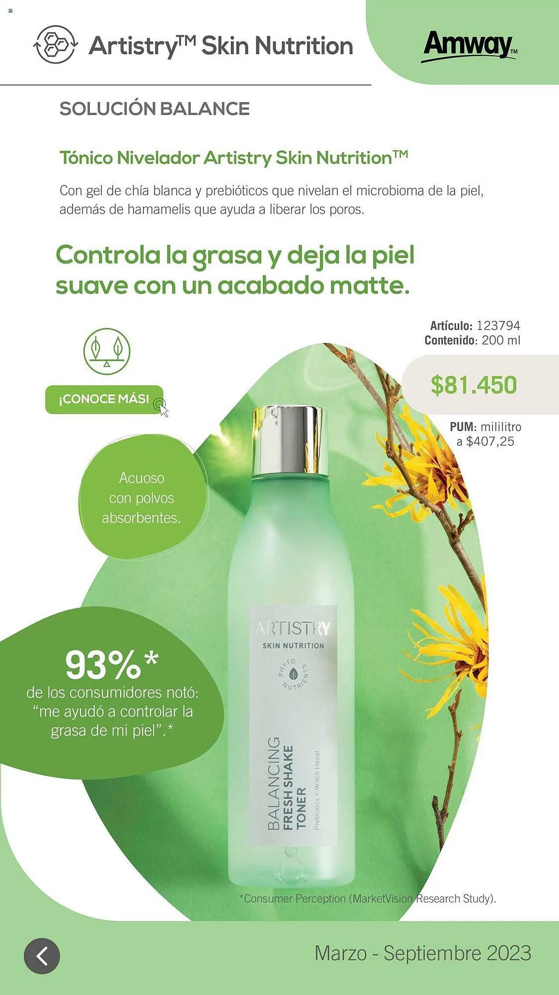 Catalogo de Catálogo Amway 31 de marzo al 1 de septiembre 2023 - Pag 6