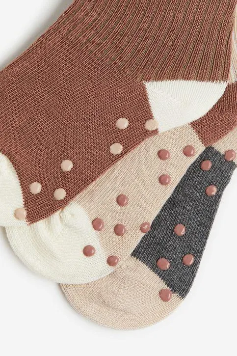 Pack de 3 medias antideslizantes