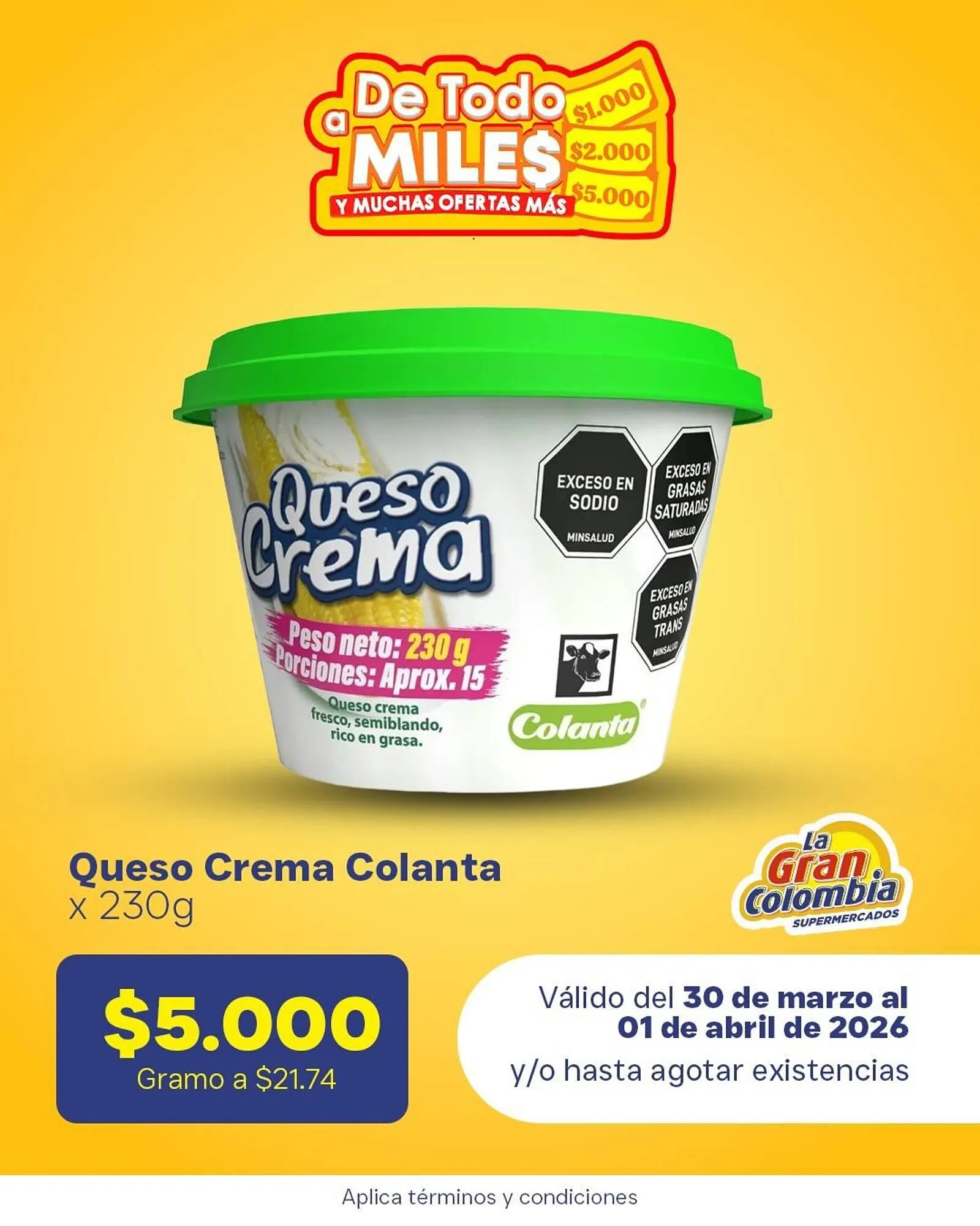 Catalogo de Catálogo La Gran Colombia 30 de marzo al 1 de abril 2026 - Pag 4