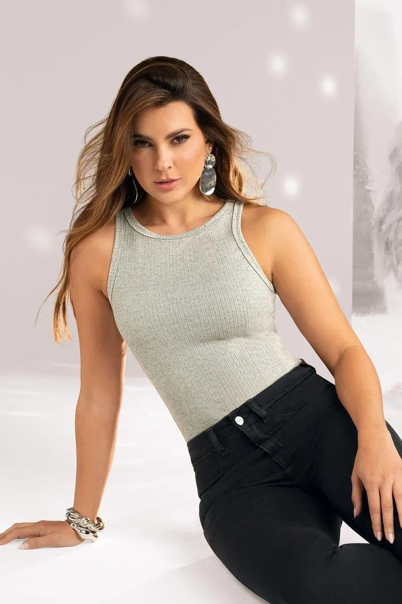 CAMISETA MANGA SISA Marfil