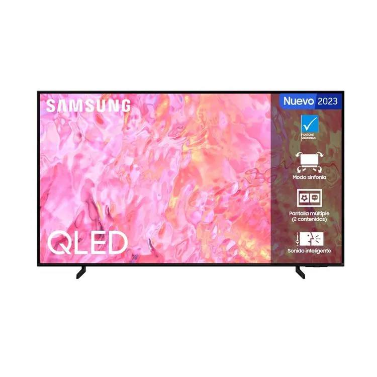 TV SAMSUNG 55" Pulgadas 139,7 cm QN55Q60C 4K-UHD QLED Smart TV