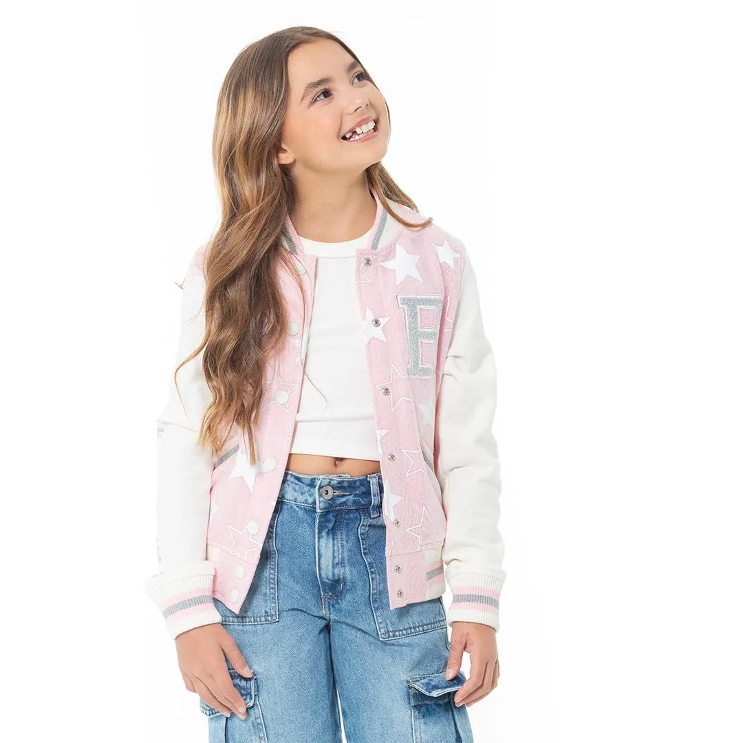 VARSITY COLLEGE JACKET FOR GIRLS