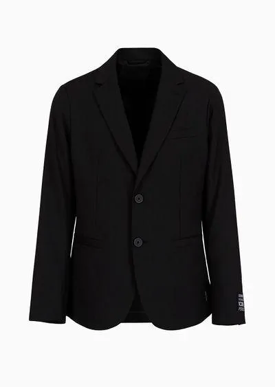 Americana de botonadura sencilla