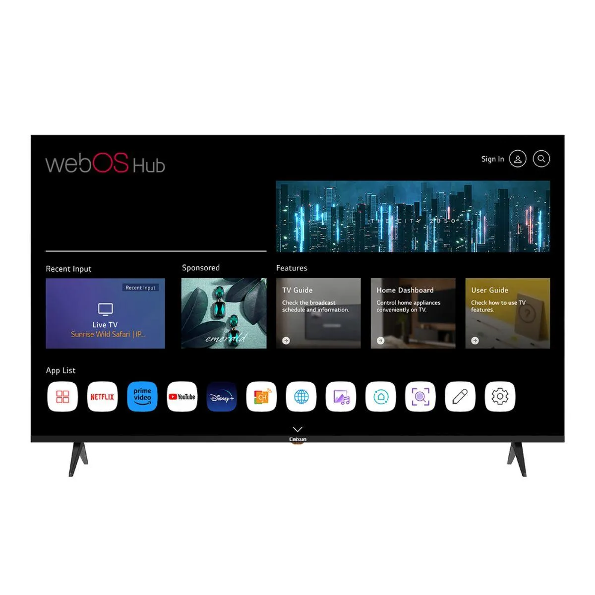 Televisor Caixun 65" Smart TV UHD 4K C65VAUW