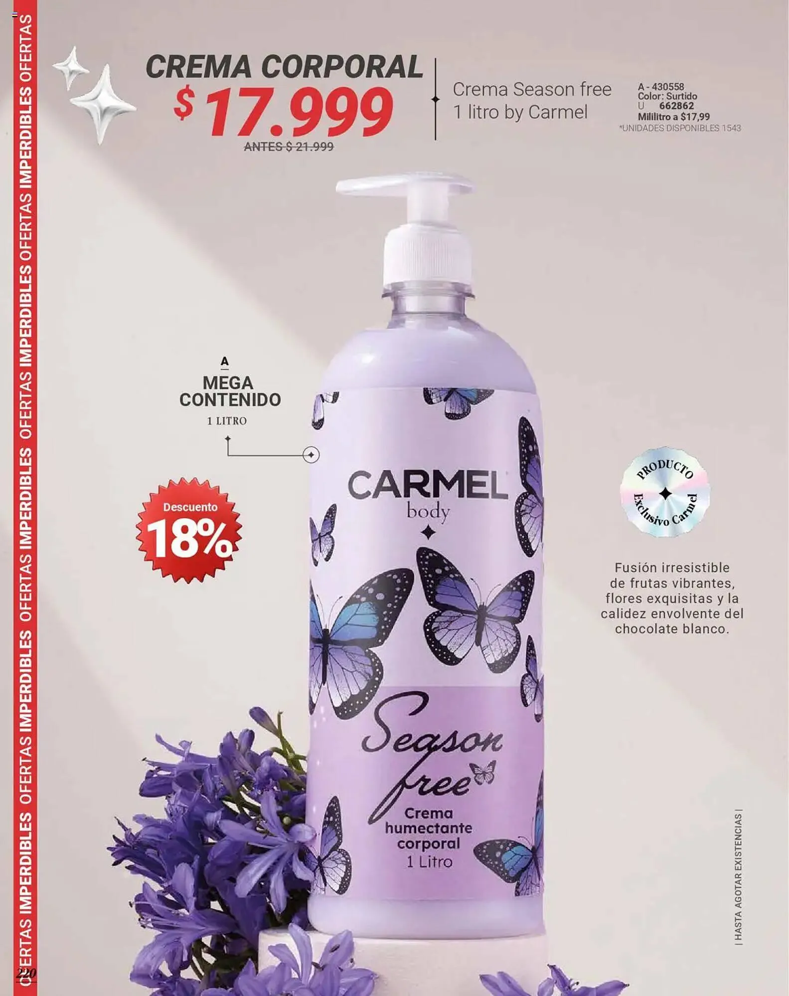 Catalogo de Catálogo Carmel 25 de septiembre al 1 de enero 2026 - Pag 224