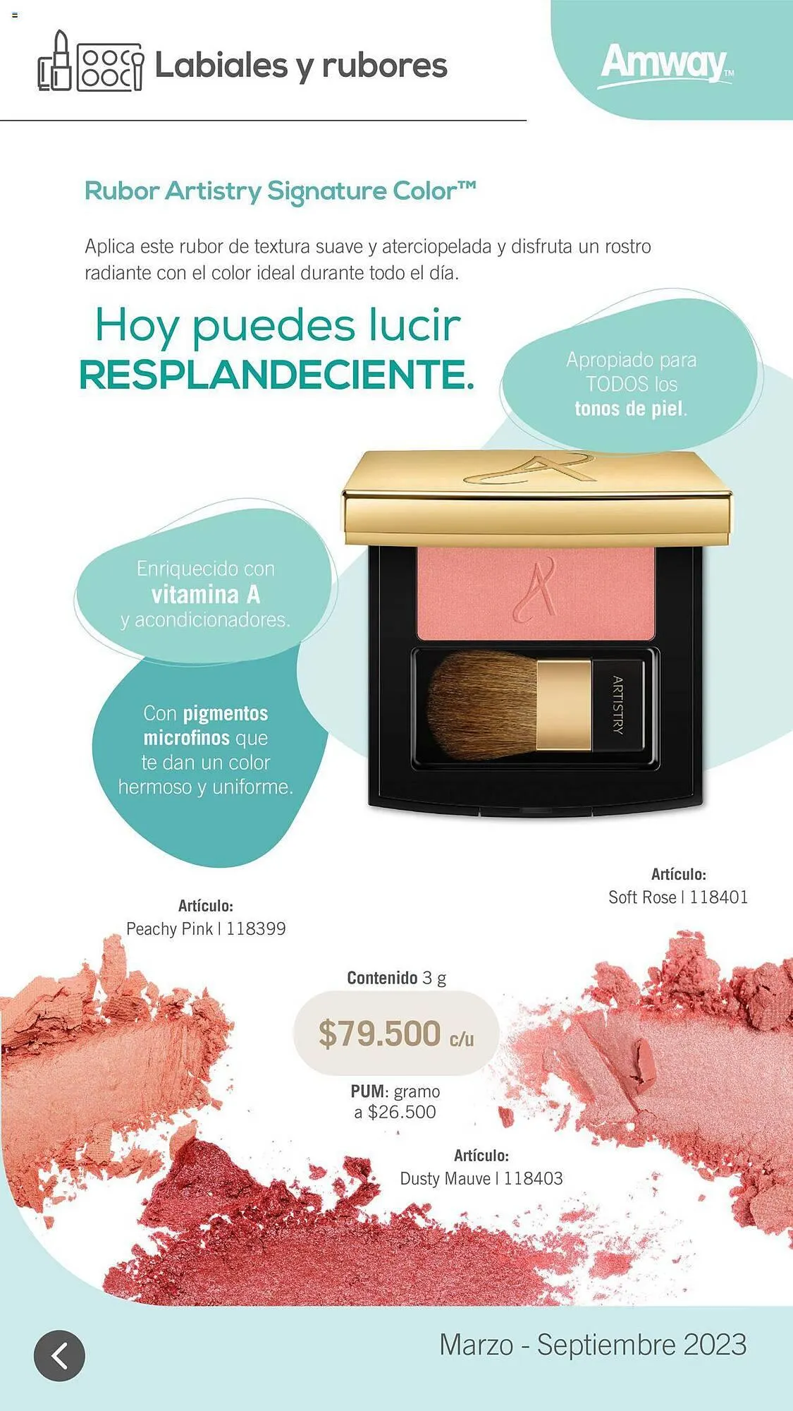 Catalogo de Catálogo Amway 31 de marzo al 1 de septiembre 2023 - Pag 37