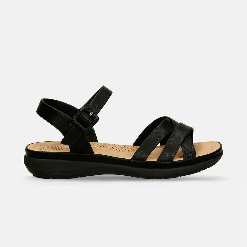 Sandalias Negro Bata Comfit Jilmar Mujer