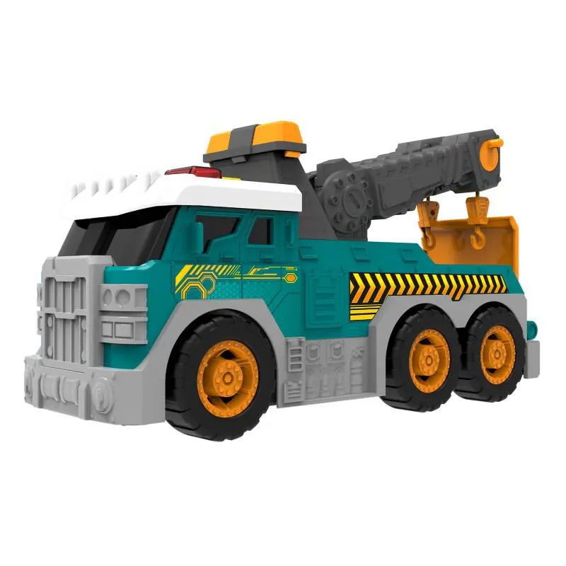 Carro Remolque con Luz y Sonido Motor Extreme. Necesita pilas (Incluidas). A partir de 3 años.