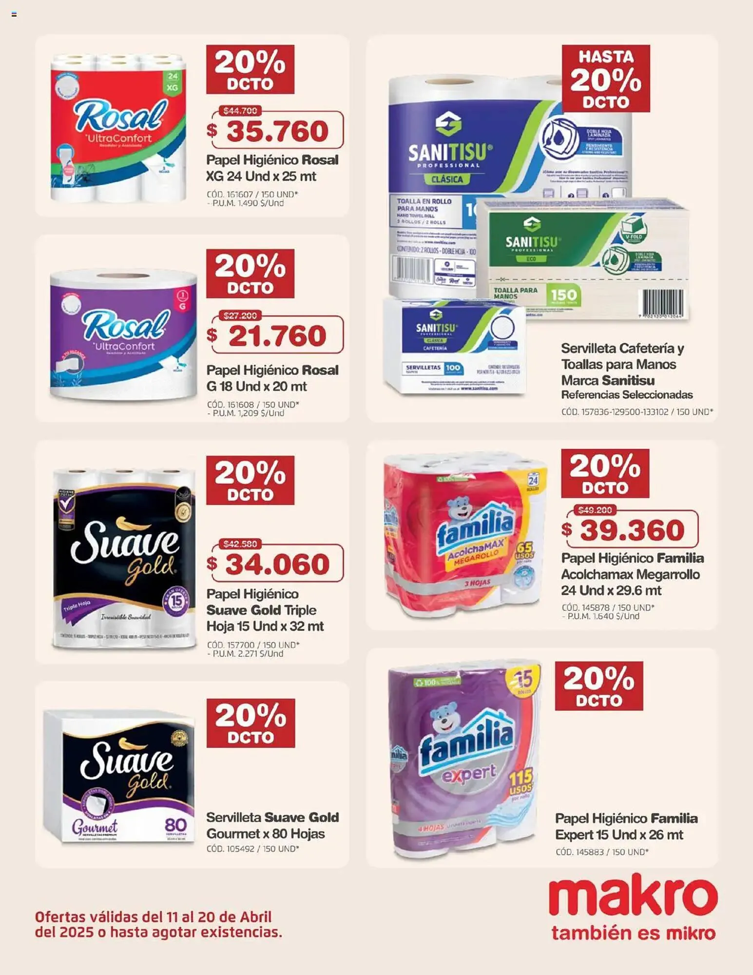 Catalogo de Catálogo Makro 11 de abril al 20 de abril 2025 - Pag 21