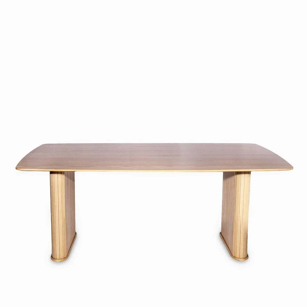 Mesa de comedor Lenon columnas 75x190x100