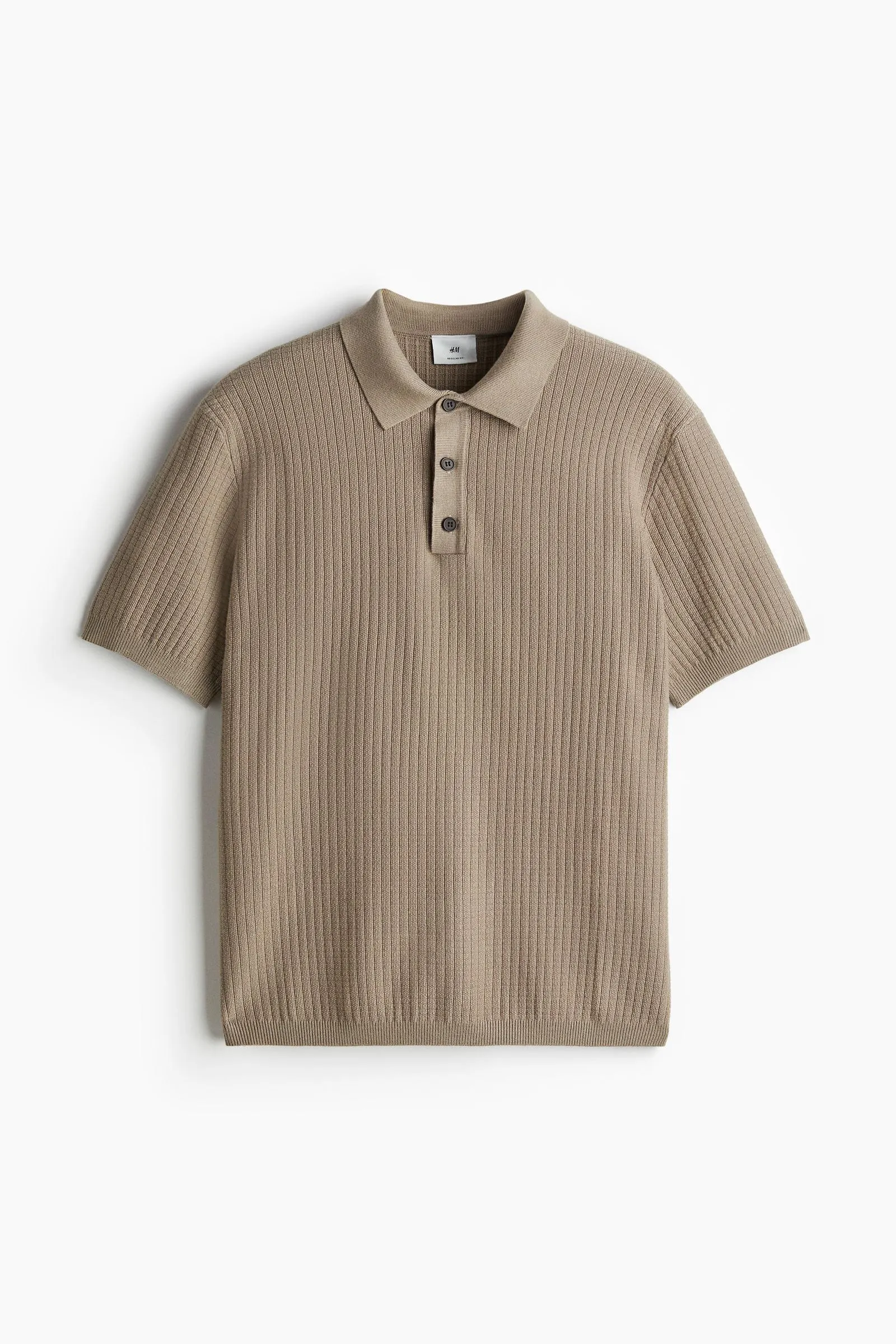 Camiseta polo en tejido texturizado Regular Fit - H&M Colombia | Moda online, ropa de Mujer, Hombre, Bebé y Niños | H&M CO