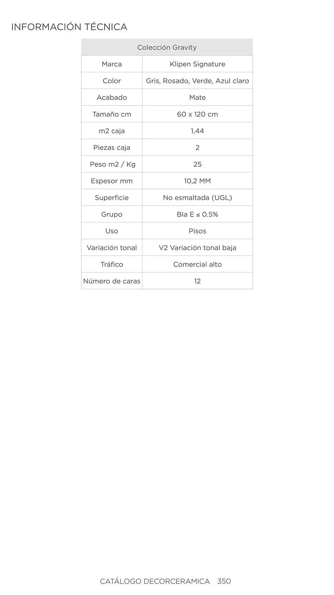 Catalogo de Catálogo Decorceramica 6 de noviembre al 6 de mayo 2025 - Pag 350