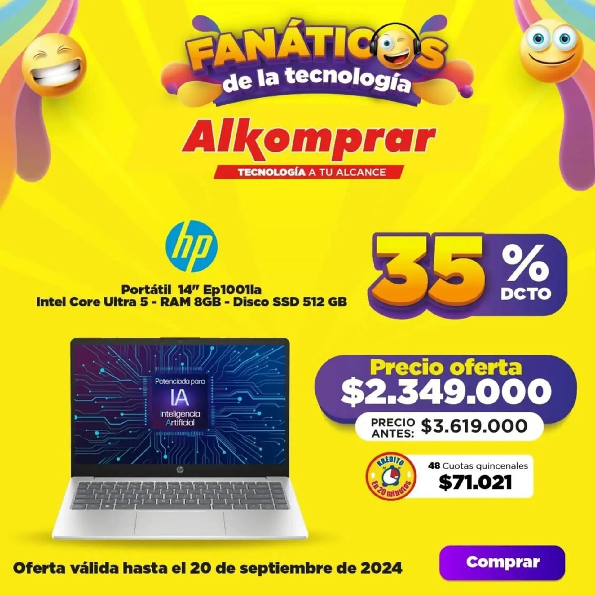 Catalogo de Catálogo Alkomprar 20 de septiembre al 4 de octubre 2024 - Pag 1