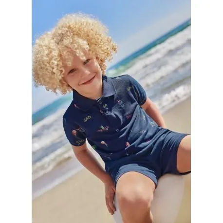 SUETER POLO NIÑO REF 3157 MARINO