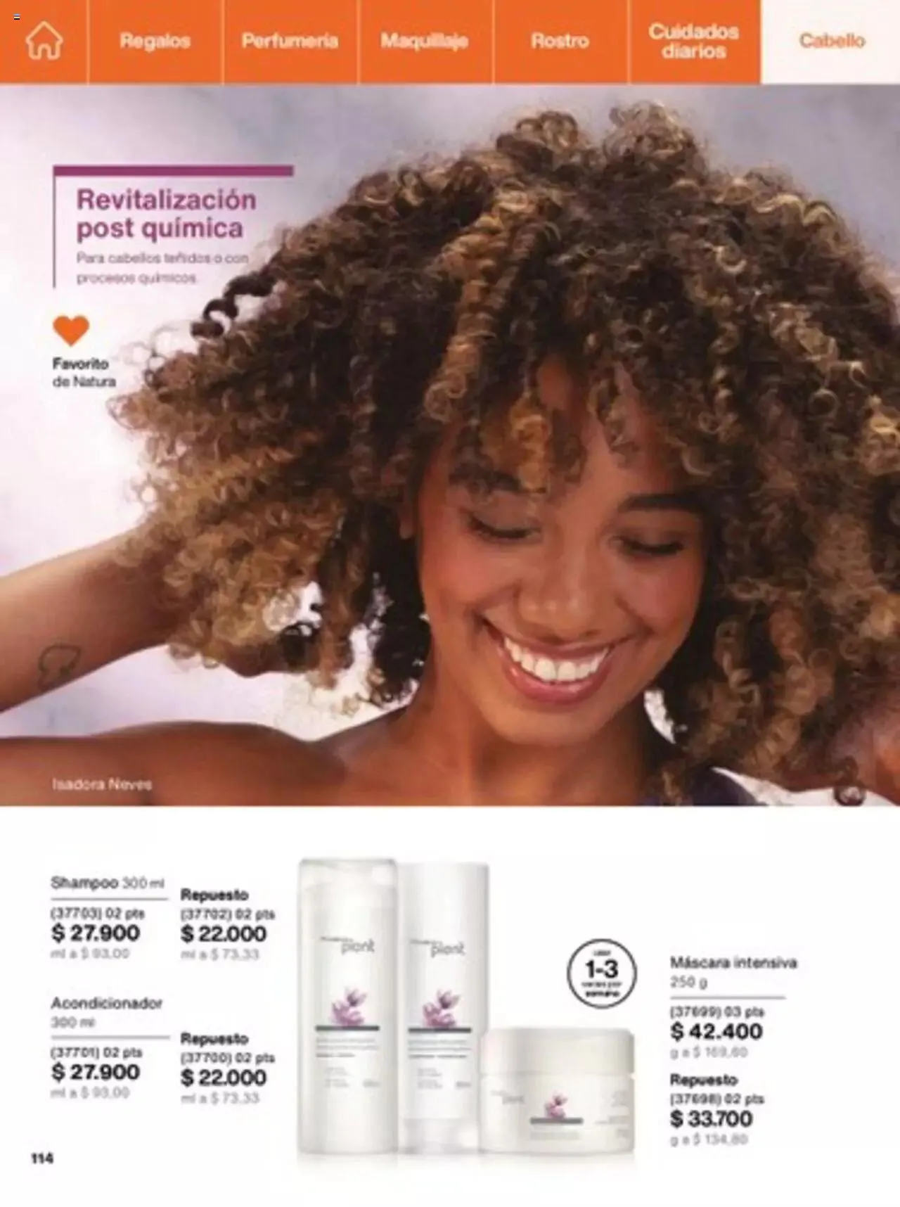 Catalogo de Natura - C14 Nueva Bruma Hidra Fix y Primer Facial FPS 40 1 de octubre al 31 de diciembre 2023 - Pag 114