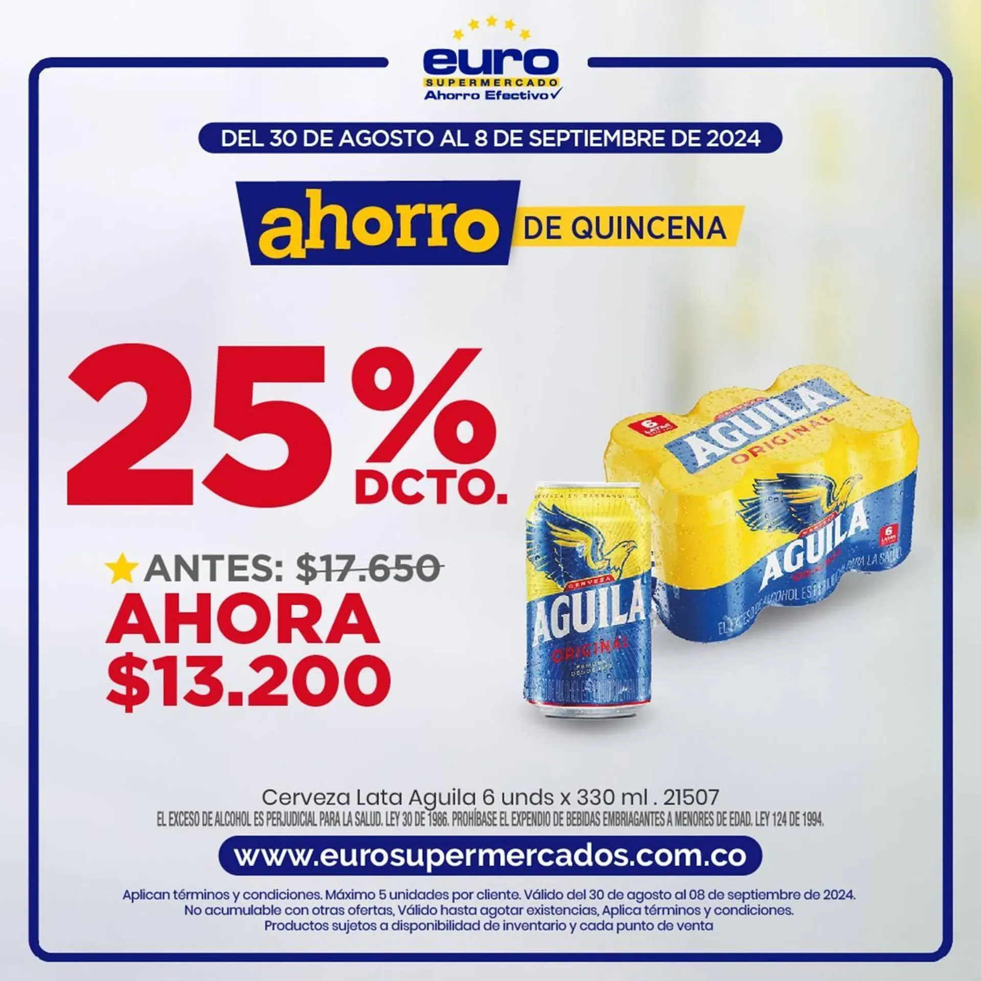 Catalogo de Catálogo Euro Supermercados 1 de septiembre al 15 de septiembre 2024 - Pag 6