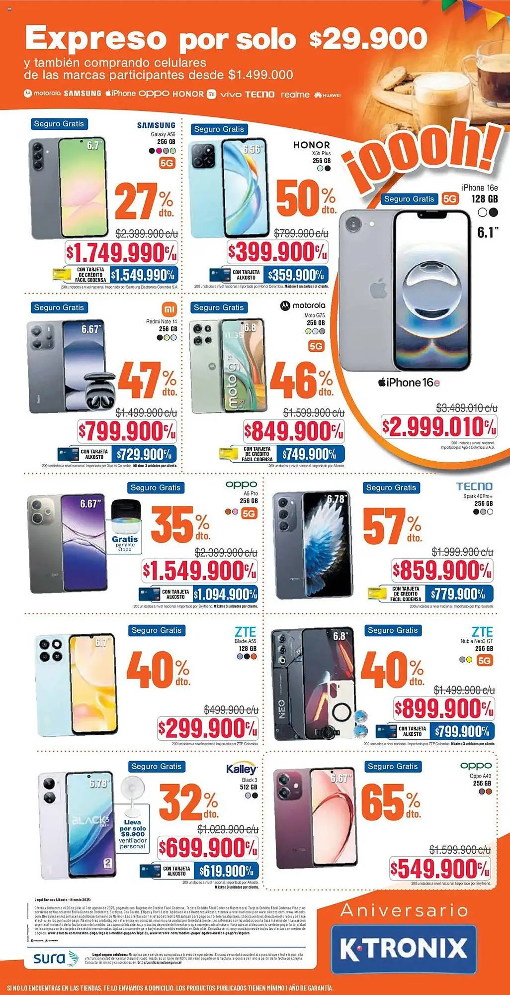 Catalogo de Catálogo Alkosto 28 de julio al 1 de agosto 2025 - Pag 9