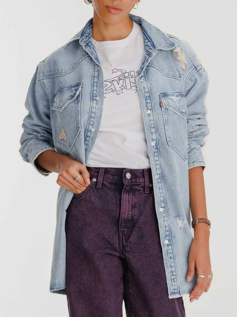 Camisa Levi’s® Denim Oversized Para Mujer