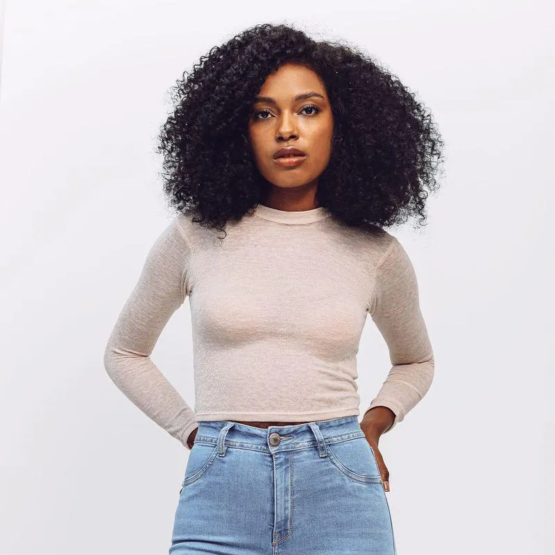 Camiseta Ajustada Corta Manga Larga Luky