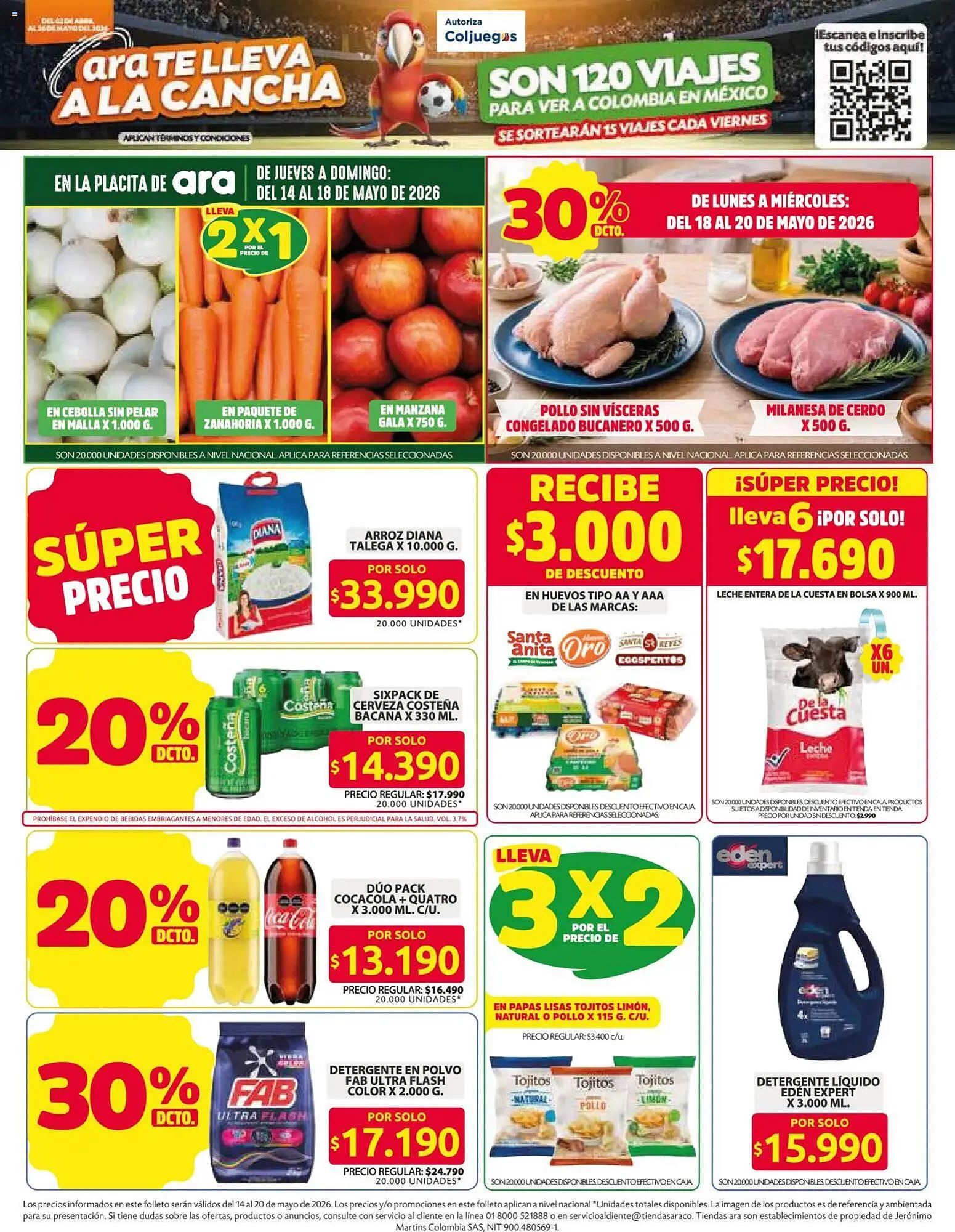 Catalogo de Catálogo Ara 14 de mayo al 21 de mayo 2026 - Pag 1