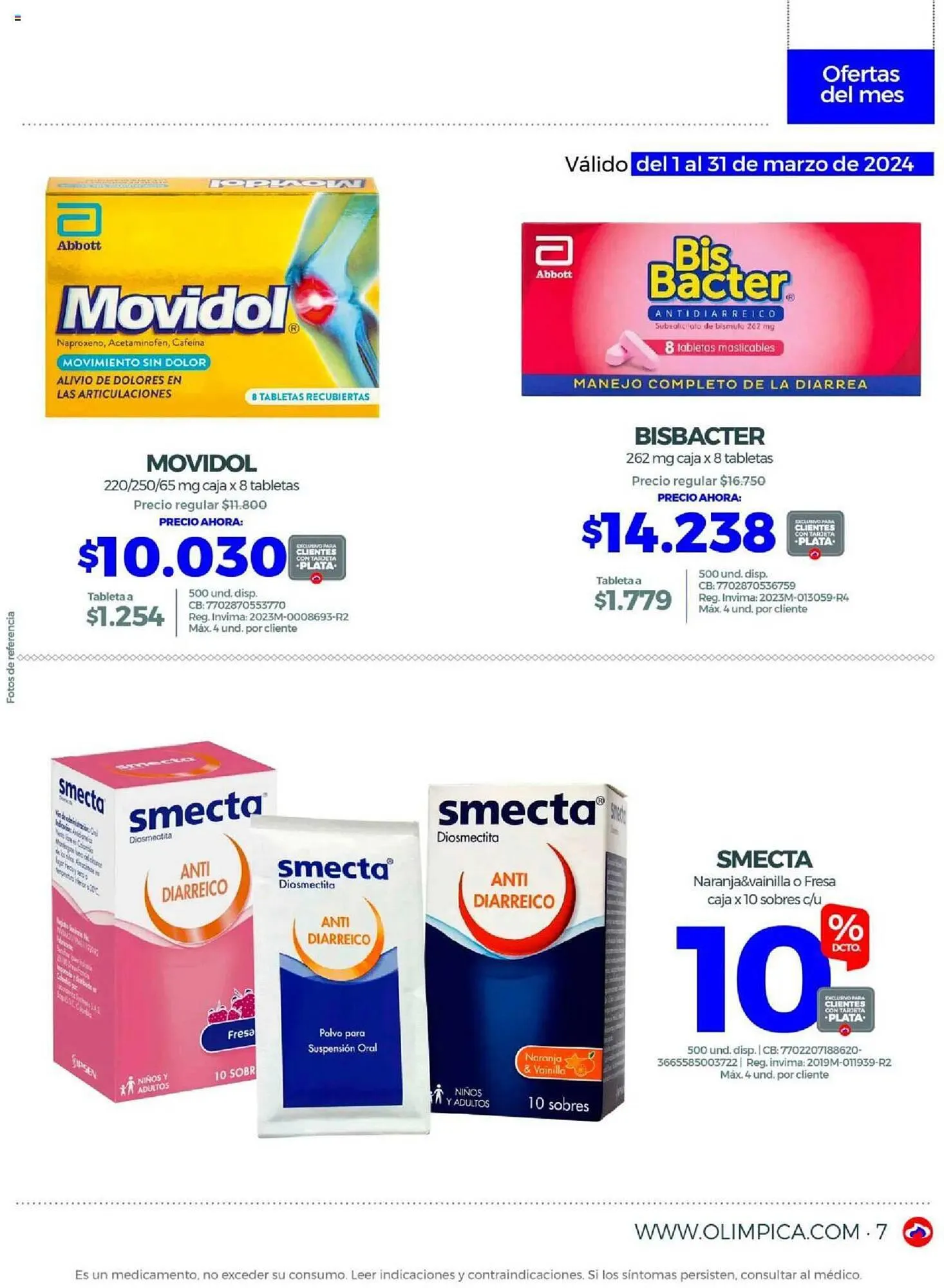 Catalogo de Catálogo Olímpica 1 de marzo al 31 de marzo 2024 - Pag 7