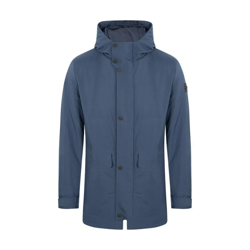 CHAQUETA TIPO PARKA AZUL MEDIO CN