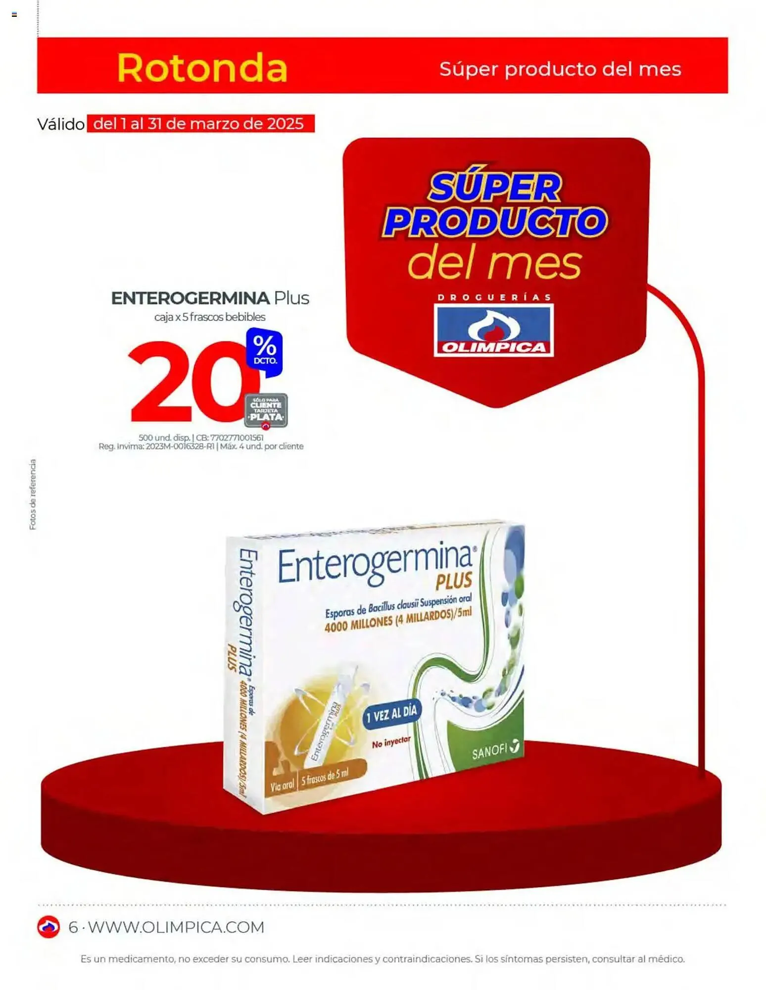 Catalogo de Catálogo Olímpica 1 de marzo al 31 de marzo 2025 - Pag 6