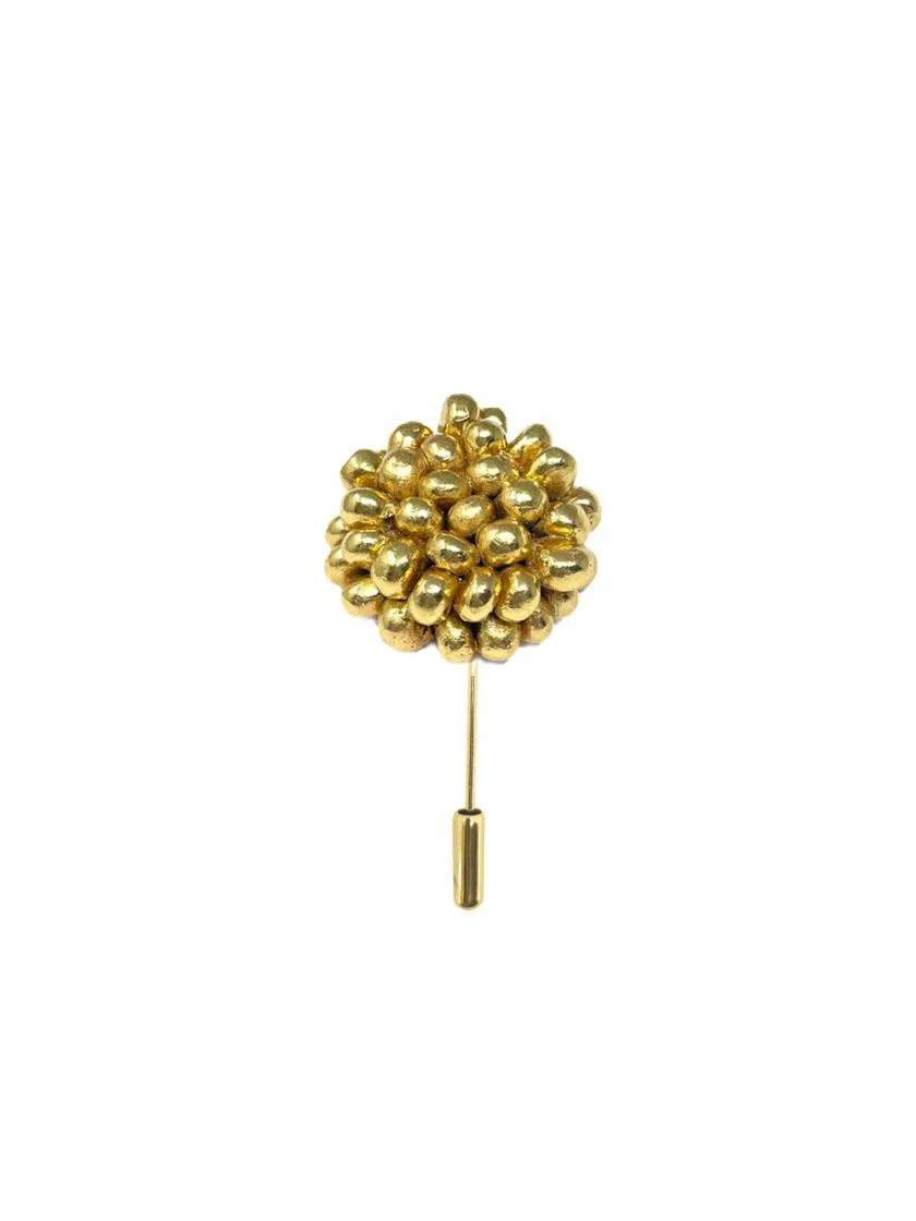 Broche Flor de maiz bordada
