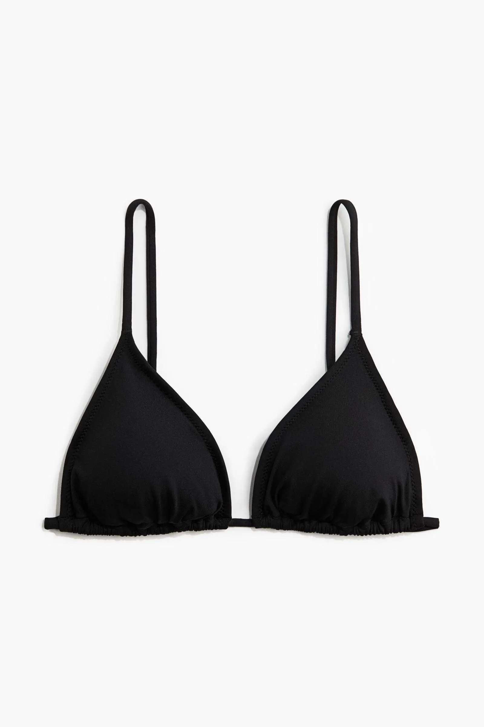 Top de bikini triangular con relleno