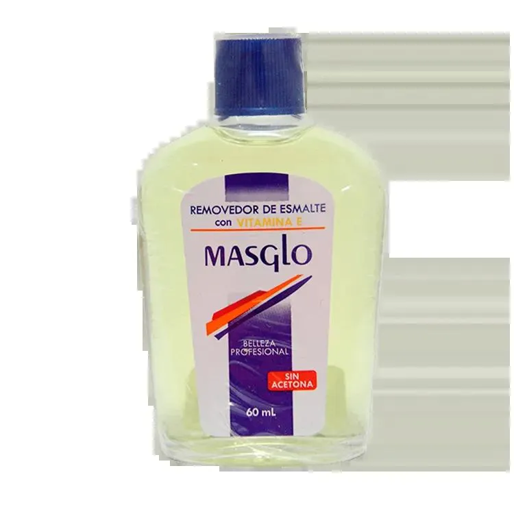 Removedor De Esmalte Masglo Con Vitamina E Frasco Con 60 mL