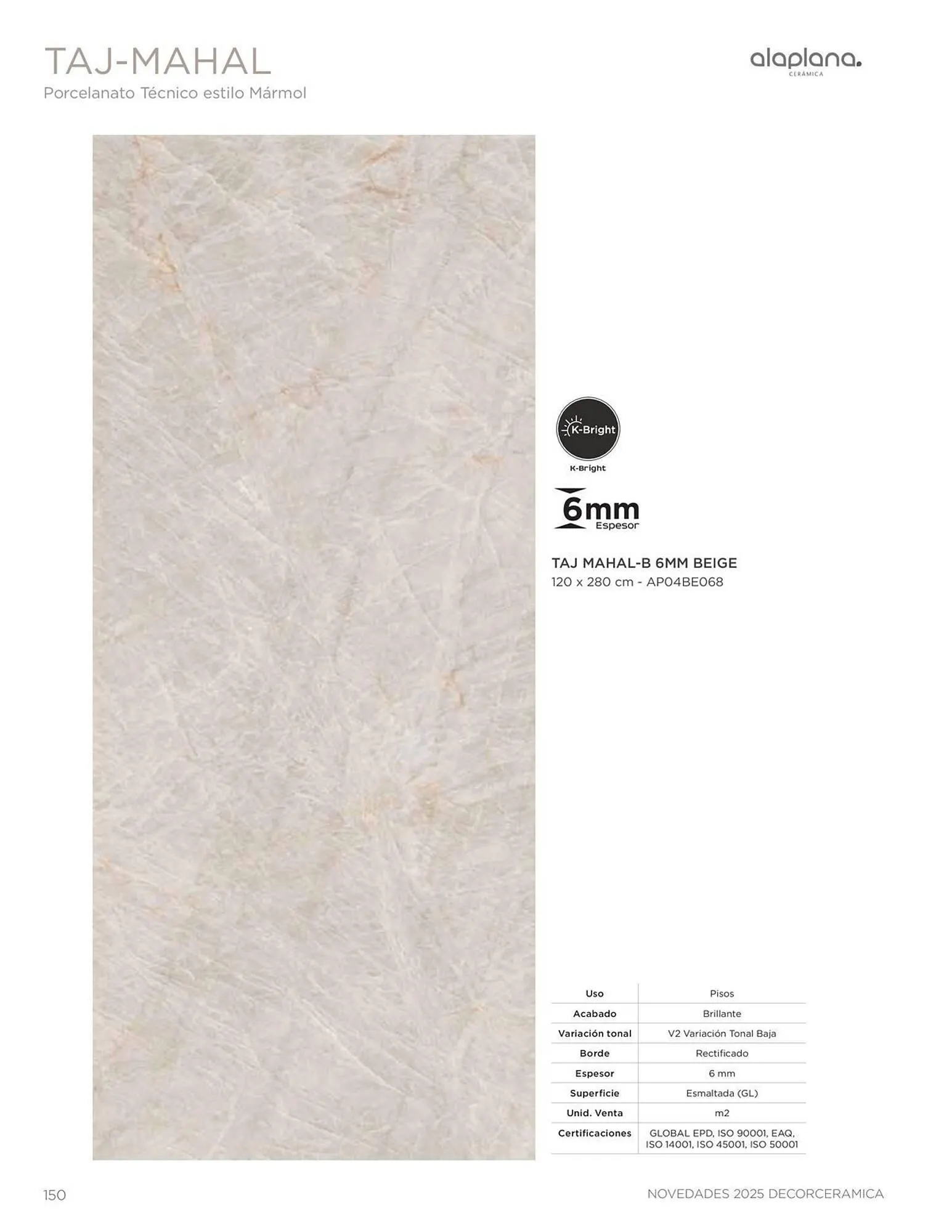 Catalogo de Catálogo Decorceramica 9 de diciembre al 31 de diciembre 2025 - Pag 150