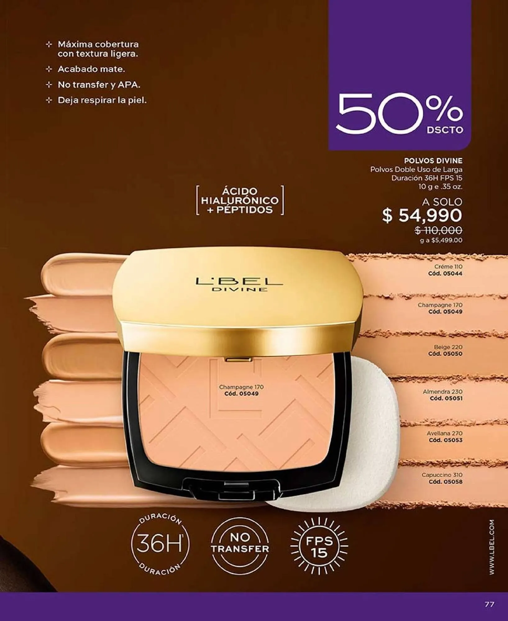 Catalogo de Catálogo L'bel 17 de diciembre al 31 de diciembre 2026 - Pag 77