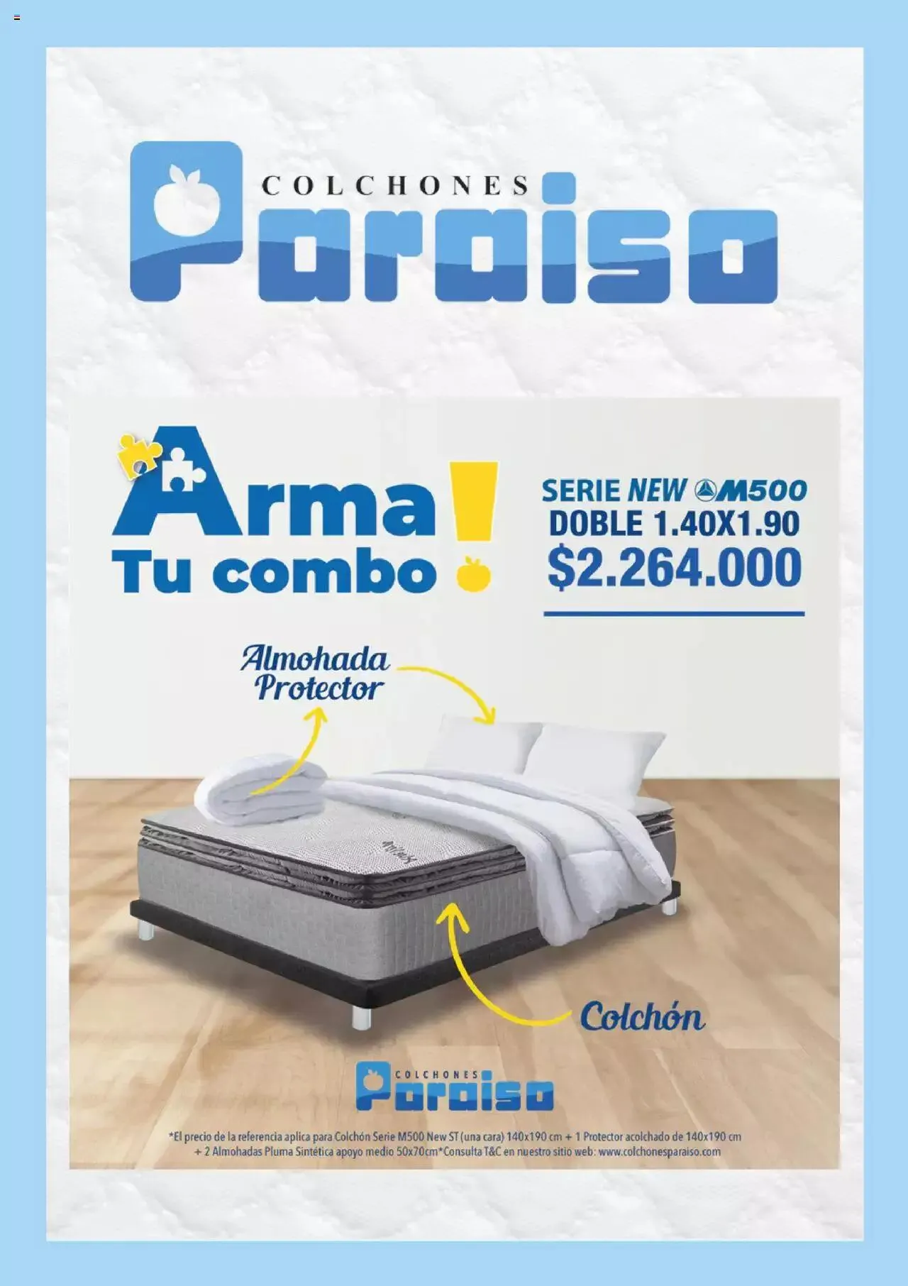 Catalogo de Colchones Paraiso - Promociones 2 de marzo al 31 de diciembre 2024 - Pag 7