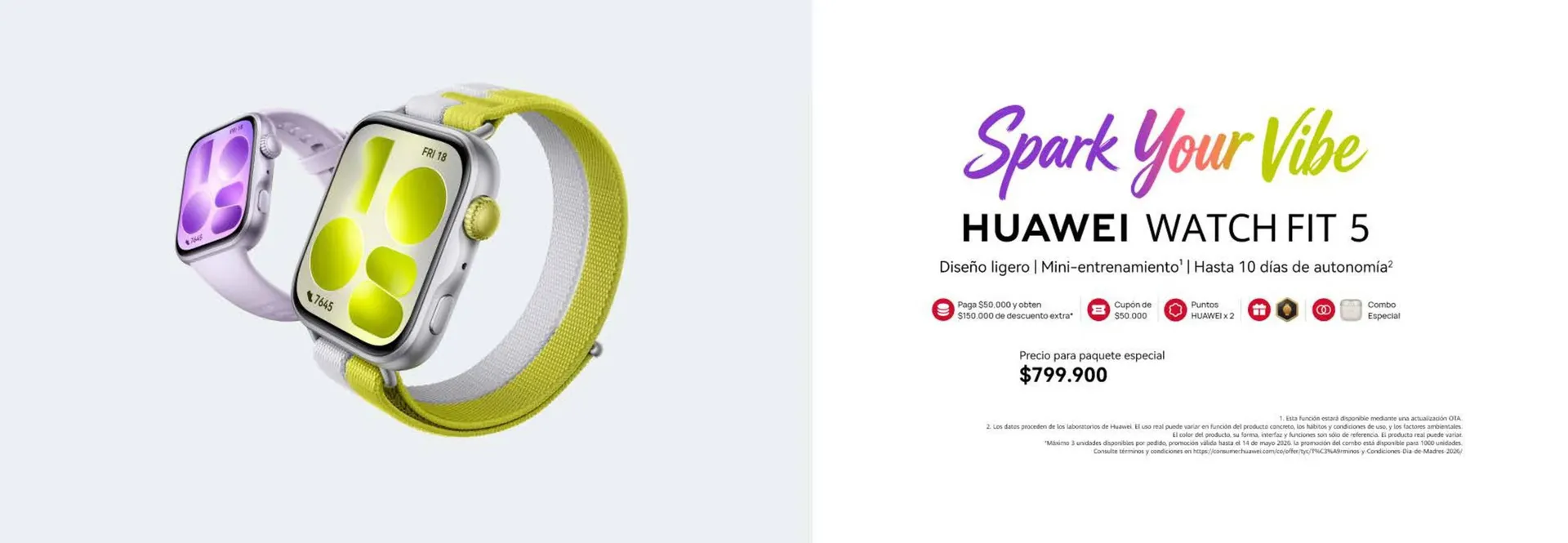 Catalogo de Catálogo Huawei 28 de abril al 14 de mayo 2026 - Pag 1