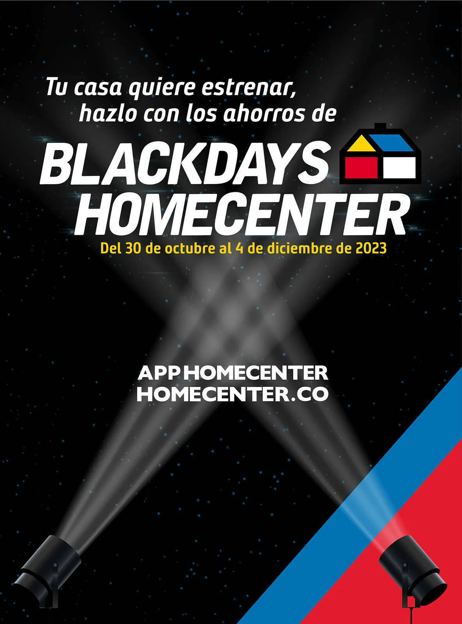 Catalogo de Catálogo Homecenter 10 de noviembre al 4 de diciembre 2023 - Pag 1