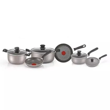 Batería 10 Piezas Antiadherente Gris Talent