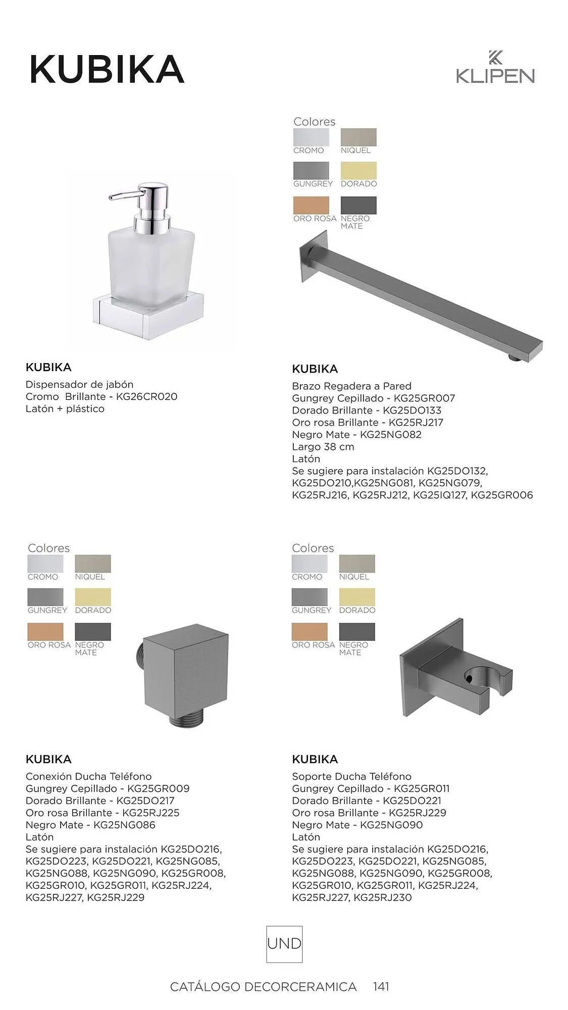 Catalogo de Catálogo Decorceramica 6 de noviembre al 6 de mayo 2025 - Pag 141