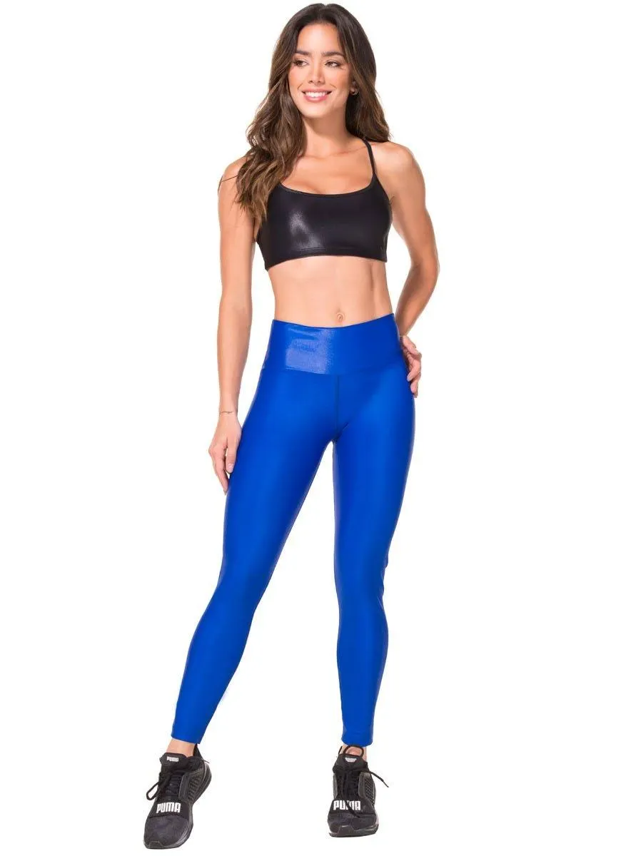 LEGGINS MUJER APARIENCIA EN CUERO / POLIAMIDA PRETINA ALTA TALLA ÚNICA