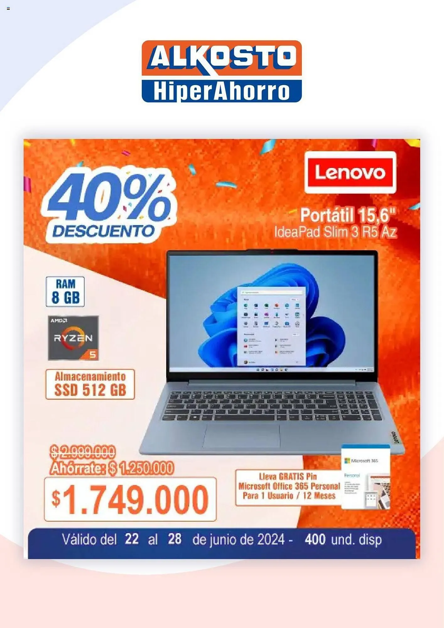 Catalogo de Catálogo Alkosto 22 de junio al 28 de junio 2024 - Pag 11