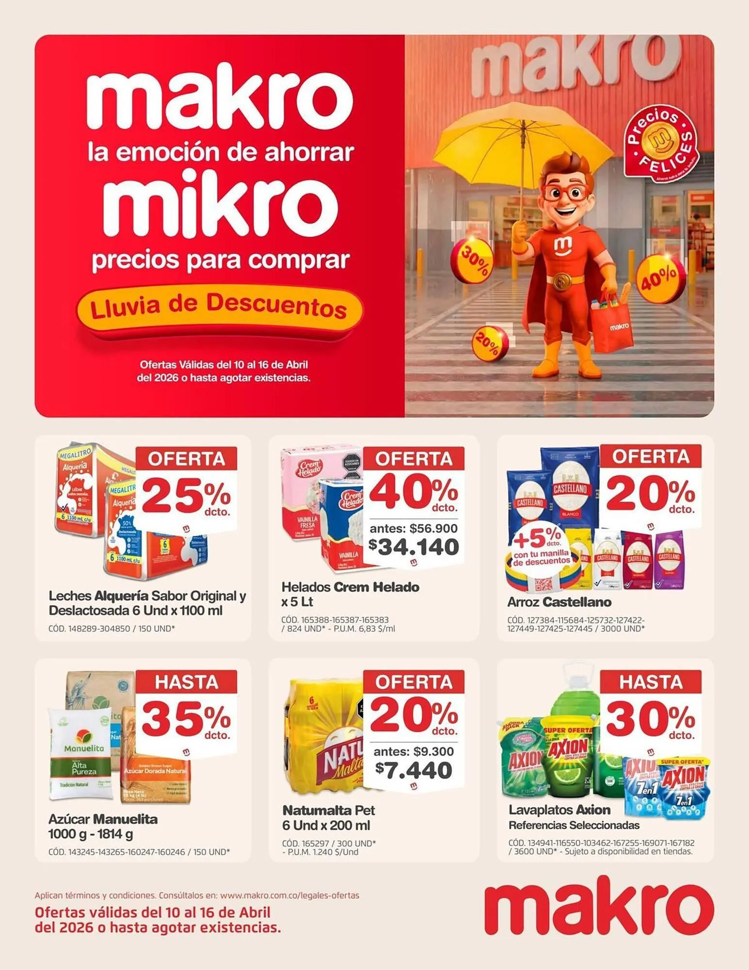 Catalogo de Catálogo Makro 10 de abril al 16 de abril 2026 - Pag 1