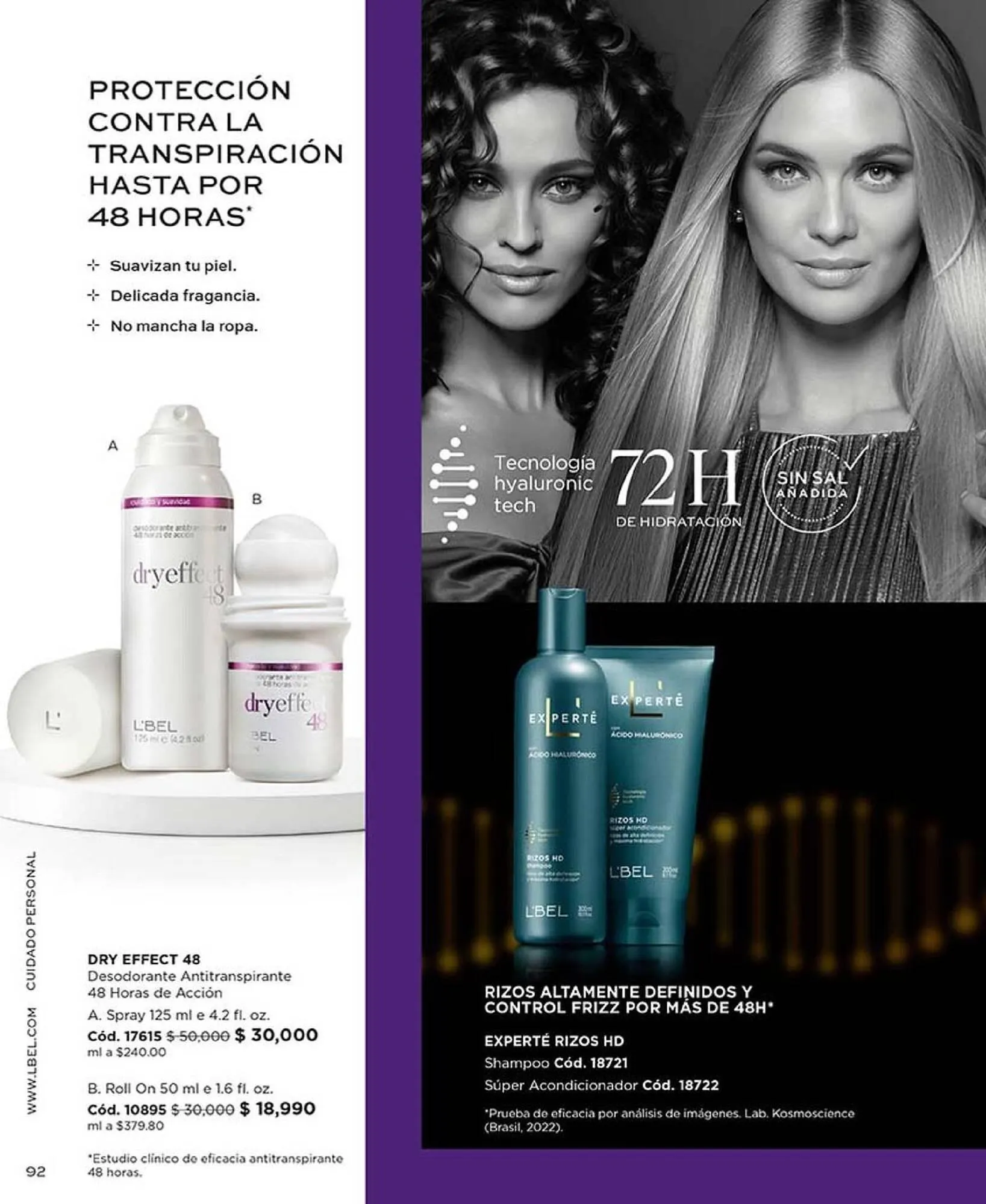 Catalogo de Catálogo L'bel 12 de febrero al 31 de marzo 2025 - Pag 92