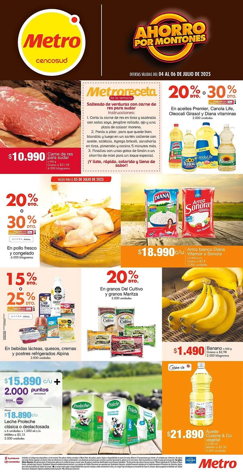 Catalogo de Catálogo Metro 4 de julio al 6 de julio 2025 - Pag 1