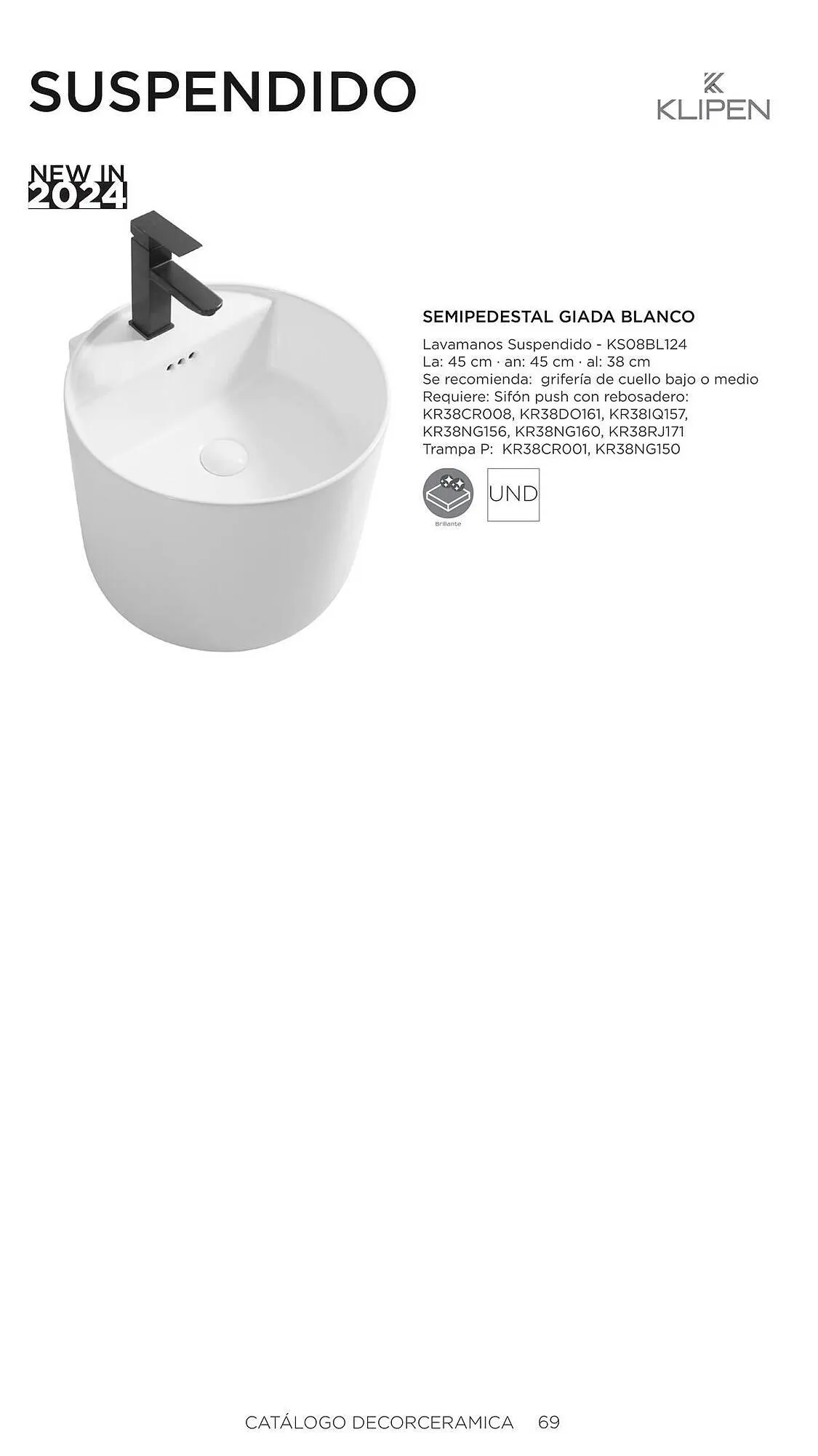 Catalogo de Catálogo Decorceramica 6 de noviembre al 6 de mayo 2025 - Pag 69