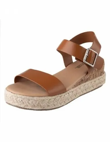 Sandalias con taco tipo cuña para mujer