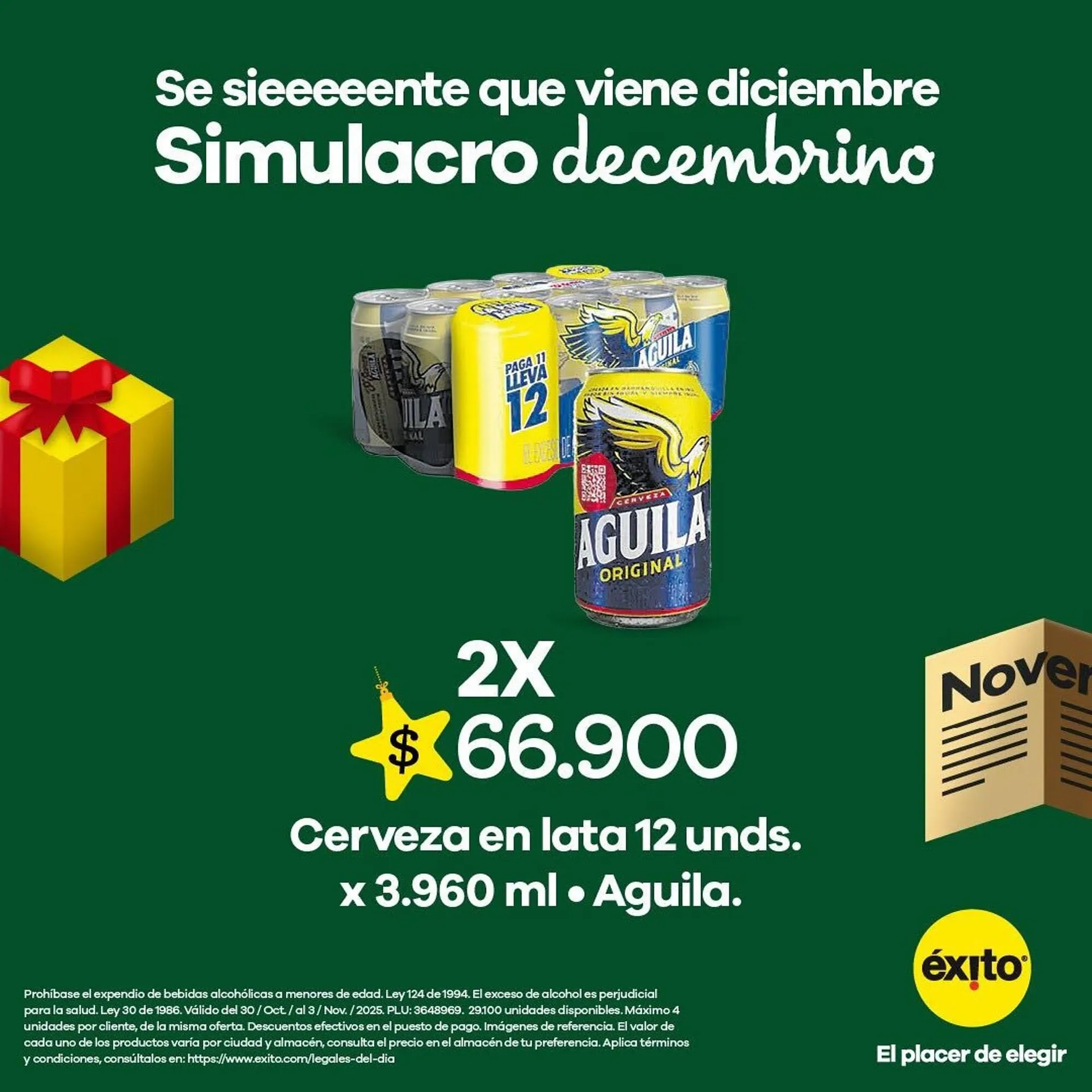 Catalogo de Catálogo Éxito 31 de octubre al 3 de noviembre 2025 - Pag 1