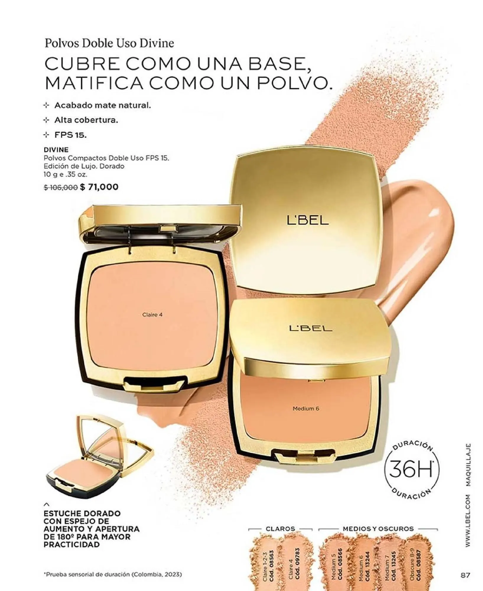 Catalogo de Catálogo L'bel 25 de marzo al 30 de abril 2025 - Pag 87