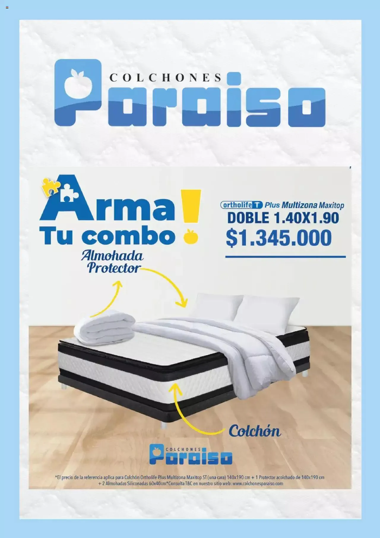 Catalogo de Colchones Paraiso - Promociones 2 de marzo al 31 de diciembre 2024 - Pag 6
