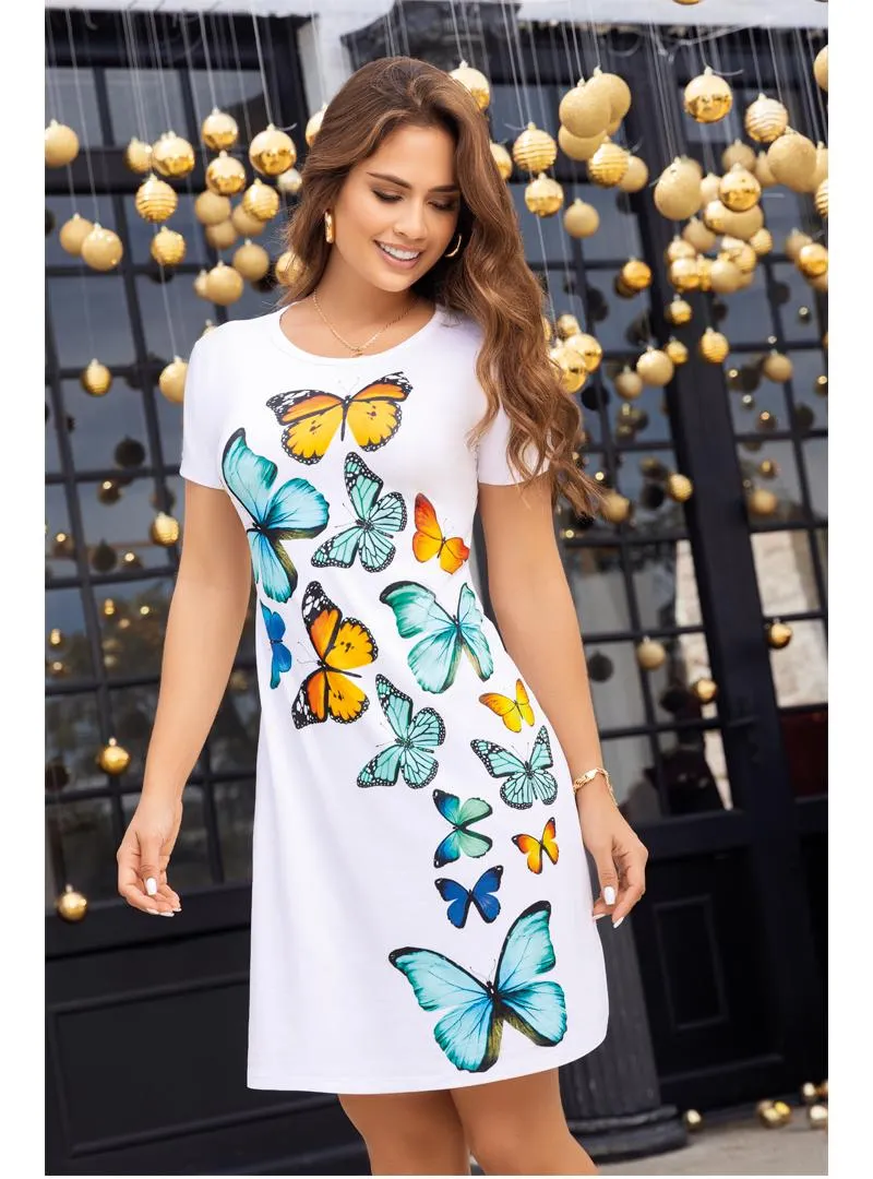 VESTIDO Elaborado en poliéster spandex. Silueta semi amplia. Tejido de punto.