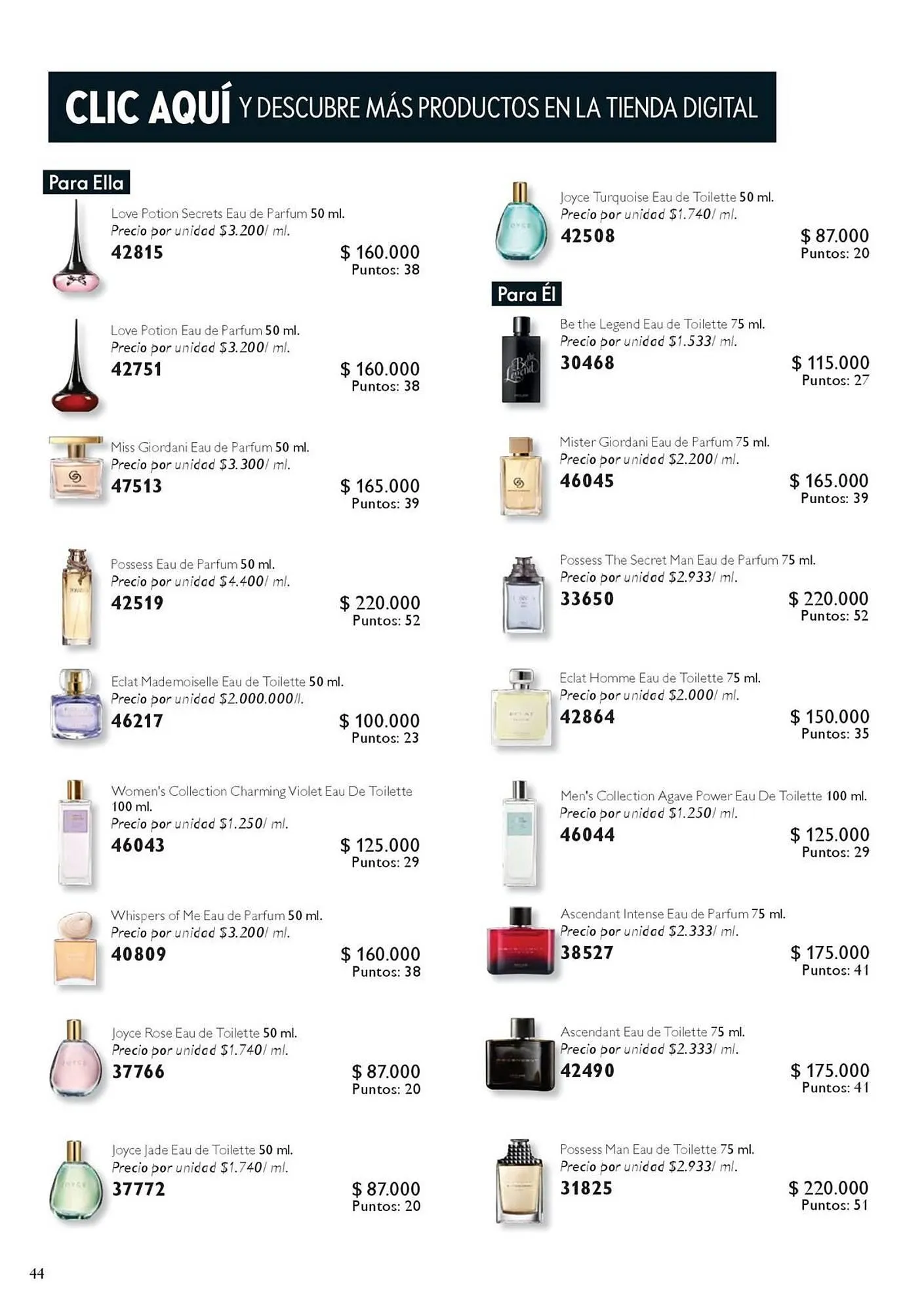 Catalogo de Catálogo Oriflame 7 de marzo al 27 de marzo 2026 - Pag 44